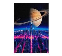 Jigsaw Puzzles for Teenagerss 38x26cm/1000pcs Neon Skyline Universe Puzzle for Adults DIY Toys Wall Decoration Unique Birthday And Xmas Gifts 38x26cm/1000pcs