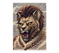 Jigsaw Puzzles for Teenagerss 38x26cm/1000pcs Roaring Lion Artwork -1 Puzzle for Adults Hands-on Game Analysis And Logic Parent-child Interaction 38x26cm/1000pcs