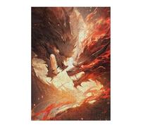 Jigsaw Puzzles for Teenagerss 38x26cm/1000pcs Twins Anime Dragons Puzzles for Adults Toy Wall Decor But Fun And Humorous Help The Brain Exercise 38x26cm/1000pcs