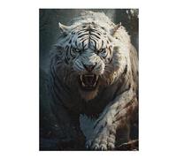 Jigsaw Puzzles for Teenagerss 38x26cm/1000pcs White Tiger Roar Adult Jigsaw Relaxing Games Precision Cutting Challenging Game Gifts 38x26cm/1000pcs