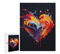 Jigsaw Puzzles for Teenagerss 500 PCS Abstract Heart Painting Puzzles for Adults Fun Games Analysis And Logic Parent-child Interaction 500 PCS