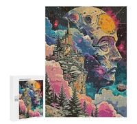 Jigsaw Puzzles for Teenagerss 500 PCS Abstract Space Adult Puzzles Toy Wall Decor Staycation Kill Time Stress Reduction Gifts 500 PCS