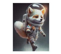 Jigsaw Puzzles for Teenagerss 500 PCS Astronaut Space Wolf Adult Puzzles Hands-on Game Presents for Women Help The Brain Exercise 500 PCS
