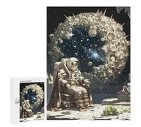 Jigsaw Puzzles for Teenagerss 500 PCS Astronaut Statue Teenagers Puzzles DIY Toys Staycation Kill Time Fun at Home Activities, 500 PCS
