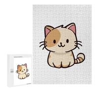 Jigsaw Puzzles for Teenagerss 500 PCS Calico Cat Cute Puzzles for Adults Brain Teaser Game Pattern Assembly Parent-child Interaction 500 PCS