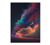 Jigsaw Puzzles for Teenagerss 500 PCS Colorful Smoke Flow Puzzles for Adults Anti-Stress Toys Difficult Challenge Deal As Gifts for The Whole Family 500 PCS