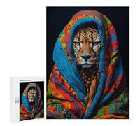 Jigsaw Puzzles for Teenagerss 500 PCS Cozy Cheetah Puzzles for Adults Fun Games Analysis And Logic Parent-child Interaction 500 PCS
