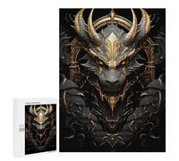 Jigsaw Puzzles for Teenagerss 500 PCS Devil Golden King Dragon Puzzle for Adults Brain Teaser Game Difficult Hard Unique Birthday And Gifts 500 PCS