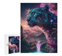 Jigsaw Puzzles for Teenagerss 500 PCS Enchanted Leopard Paradise Adult Puzzles Hands-on Game Stress Reliever Unique Gifts for Birthday And Christmas 500 PCS