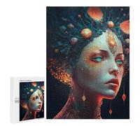 Jigsaw Puzzles for Teenagerss 500 PCS Fantasy Mermaid Portrait Puzzles for Adults Fun Games Analysis And Logic Parent-child Interaction 500 PCS