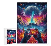 Jigsaw Puzzles for Teenagerss 500 PCS Galactic Gaming Odyssey -1 Adult Puzzles Hands-on Game Stress Reliever Unique Gifts for Birthday And Christmas 500 PCS