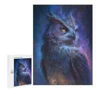 Jigsaw Puzzles for Teenagerss 500 PCS Galactic Owl Majesty -1 Puzzles for Adults Fun Games Analysis And Logic Parent-child Interaction 500 PCS