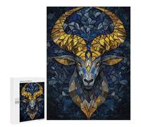 Jigsaw Puzzles for Teenagerss 500 PCS Golden Ram Mosaic Puzzles for Adults Fun Games Analysis And Logic Parent-child Interaction 500 PCS