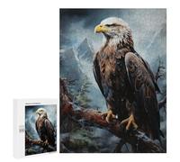 Jigsaw Puzzles for Teenagerss 500 PCS Hawk on Branch Puzzles for Adults Brain Teaser Game Pattern Assembly Parent-child Interaction 500 PCS