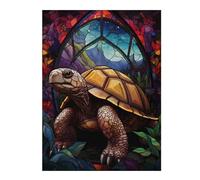 Jigsaw Puzzles for Teenagerss 500 PCS Hinged Tortoise Turtle Adult Puzzles Hands-on Game Presents for Women Help The Brain Exercise 500 PCS