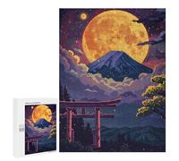 Jigsaw Puzzles for Teenagerss 500 PCS Japanese Illustration 1 Puzzles for Adults Brain Teaser Game Pattern Assembly Parent-child Interaction 500 PCS