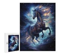 Jigsaw Puzzles for Teenagerss 500 PCS Magic Space Horse Puzzles for Adults Fun Games Analysis And Logic Parent-child Interaction 500 PCS