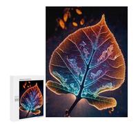 Jigsaw Puzzles for Teenagerss 500 PCS Mystic Leaf Jigsaw Puzzle Relaxing Games Home Decoration Unique Birthday And Gifts 500 PCS