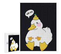 Jigsaw Puzzles for Teenagerss 500 PCS Oh No Duck Adult Puzzles Toy Wall Decor Staycation Kill Time Stress Reduction Gifts 500 PCS