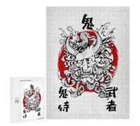 Jigsaw Puzzles for Teenagerss 500 PCS Oni Mask Puzzles for Adults Brain Teaser Game Pattern Assembly Parent-child Interaction 500 PCS