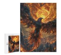 Jigsaw Puzzles for Teenagerss 500 PCS Phoenix And Sun Jigsaw Puzzle Relaxing Games Home Decoration Unique Birthday And Gifts 500 PCS