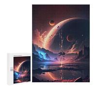 Jigsaw Puzzles for Teenagerss 500 PCS Space Tree Scene Jigsaw Puzzle Relaxing Games Home Decoration Unique Birthday And Gifts 500 PCS