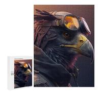 Jigsaw Puzzles for Teenagerss 500 PCS Steampunk Eagle Portrait-1 Jigsaw Puzzle Anti-Stress Toys Precision Cutting Parent-child Interaction 500 PCS