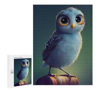 Jigsaw Puzzles for Teenagerss 500 PCS Whimsical Owl Perch Adult Puzzles Toy Wall Decor Staycation Kill Time Stress Reduction Gifts 500 PCS