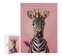 Jigsaw Puzzles for Teenagerss 500 PCS Zebra King Puzzles for Adults Fun Games Analysis And Logic Parent-child Interaction 500 PCS