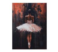 Jigsaw Puzzles for Teenagerss 52x38cm/1000pcs Ballet Dancer in Red The Shadow of Ballet Artistic Expression Jigsaw for Adults DIY Toys But Fun And Humorous Parent-child Interaction 52x38cm/1000pcs