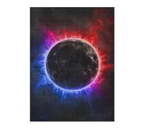 Jigsaw Puzzles for Teenagerss 52x38cm/1000pcs Cosmic Eclipse Teenagers Puzzles Fun Games Pattern Assembly Birthday And Unique Gifts 52x38cm/1000pcs