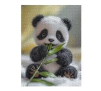 Jigsaw Puzzles for Teenagerss 52x38cm/1000pcs Cute Baby Panda Eating Bamboo Puzzle for Adults Relaxing Games Improve Memory Difficult And Challenge 52x38cm/1000pcs