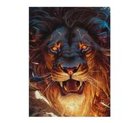 Jigsaw Puzzles for Teenagerss 52x38cm/1000pcs Fiery Lion Roar -2 Jigsaws for Adults Brain Teaser Game Home Decoration Fun Activities at Home 52x38cm/1000pcs