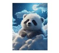 Jigsaw Puzzles for Teenagerss 52x38cm/1000pcs Fluffy Panda Jigsaw Puzzle Relaxing Games Pattern Assembly Difficult And Challenge 52x38cm/1000pcs