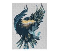 Jigsaw Puzzles for Teenagerss 52x38cm/1000pcs Hawk Adult Jigsaw Toy Wall Decor Staycation Kill Time Fun Activities at Home 52x38cm/1000pcs