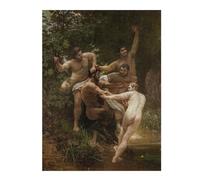 Jigsaw Puzzles for Teenagerss 52x38cm/1000pcs Nymphs And Satyr Puzzle for Adults Relaxing Games Improve Memory Difficult And Challenge 52x38cm/1000pcs