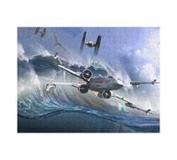 Jigsaw Puzzles for Teenagerss 52x38cm/1000pcs Space Battle Amidst Oceanic Chaos Adult Jigsaw Toy Wall Decor Staycation Kill Time Fun Activities at Home 52x38cm/1000pcs