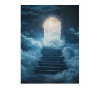 Jigsaw Puzzles for Teenagerss 52x38cm/1000pcs Stairway To Heaven Puzzles for Adults Toy Wall Decor But Fun And Humorous Help The Brain Exercise 52x38cm/1000pcs