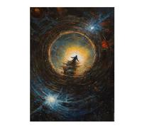 Jigsaw Puzzles for Teenagerss 52x38cm/1000pcs Staring Into The Void Puzzle for Adults Relaxing Games Improve Memory Difficult And Challenge 52x38cm/1000pcs