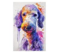 Jigsaw Puzzles for Teenagerss 75x50cm/1000pcs Bedlington Terrier Puzzle for Adults Relaxing Games Improve Memory Difficult And Challenge 75x50cm/1000pcs