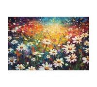 Jigsaw Puzzles for Teenagerss 75x50cm/1000pcs Daisy Field Jigsaw Puzzle Toy Wall Decor Difficult Hard Christmas Birthday Gifts 75x50cm/1000pcs
