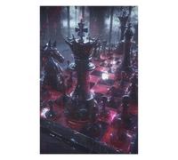 Jigsaw Puzzles for Teenagerss 75x50cm/1000pcs Dark Chessboard Adult Jigsaw Family Game Pattern Assembly Fun at Home Activities, 75x50cm/1000pcs