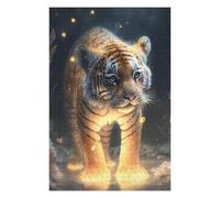 Jigsaw Puzzles for Teenagerss 75x50cm/1000pcs Enchanted Tiger in Twilight Jigsaw for Adults Fun Games Stress Reliever Difficult And Challenge 75x50cm/1000pcs