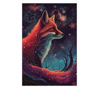 Jigsaw Puzzles for Teenagerss 75x50cm/1000pcs Fox Galaxy Nature Puzzle for Adults Relaxing Games Improve Memory Difficult And Challenge 75x50cm/1000pcs