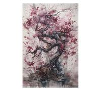 Jigsaw Puzzles for Teenagerss 75x50cm/1000pcs Pink Cherry Jigsaws for Adults DIY Toys Enhance Memory Unique Gifts for Birthday And Christmas 75x50cm/1000pcs