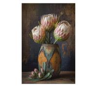 Jigsaw Puzzles for Teenagerss 75x50cm/1000pcs Protea Bouquet in A Jar Puzzle for Adults DIY Toys Wall Decoration Unique Birthday And Xmas Gifts 75x50cm/1000pcs