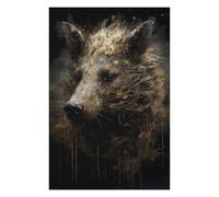Jigsaw Puzzles for Teenagerss 75x50cm/1000pcs Wild Boar Darling Jigsaw Puzzle Relaxing Games Pattern Assembly Difficult And Challenge 75x50cm/1000pcs