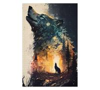 Jigsaw Puzzles for Teenagerss 75x50cm/1000pcs Wolf's Majesty A Digital Artwork Jigsaw for Adults Fun Games Stress Reliever Difficult And Challenge 75x50cm/1000pcs