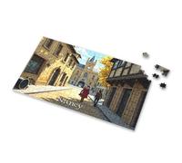 Jigsaw Puzzles Free For Adults Autumn Stroll In Nancy: A Historical European Townscape Picture Puzzle Toddlers Toys Toddler Toys(1000PCS)