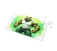 Jigsaw Puzzles Free For Adults Green Muscle Bulldog: The Ultimate Power Picture Puzzle Puzzles For Toddlers 2-4 Jigsaw(1000PCS)